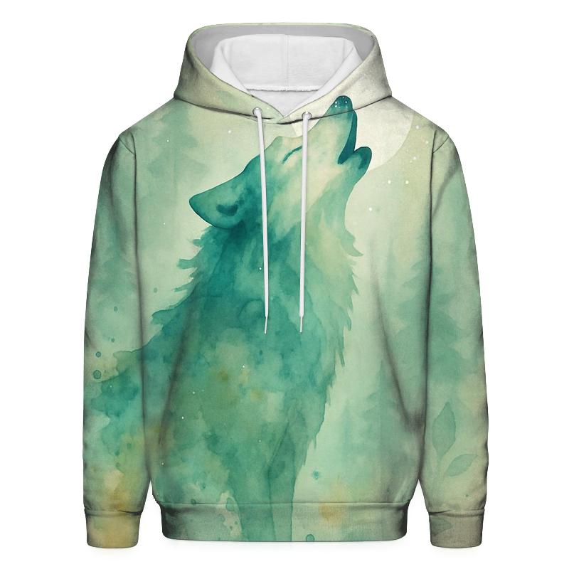Forest Spirit Watercolor Howl hoodie styles