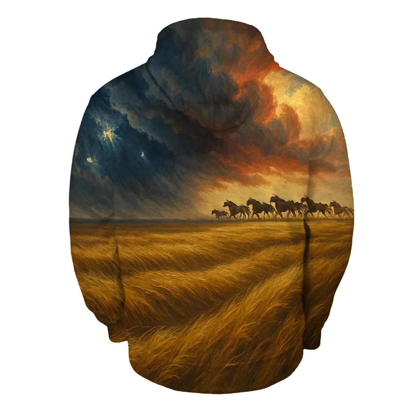 Prairie Thunder Heritage Flag lightweight hoodies