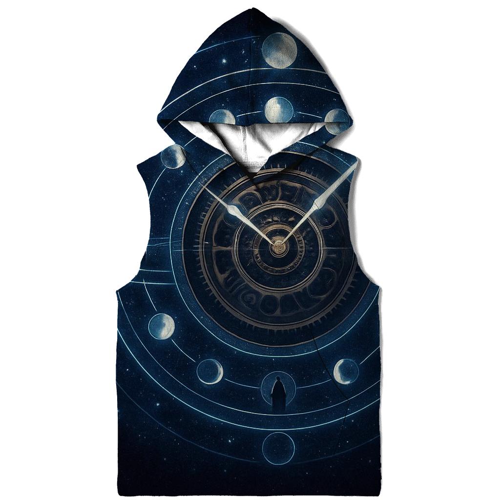 Chrono Rings Of The Celestial Clock premium hoodies