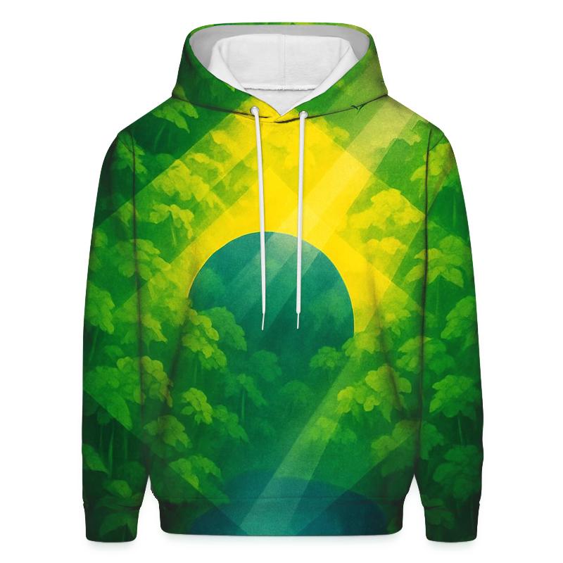 Brazilian Rainforest Canopy Flag Morph hoodie trends