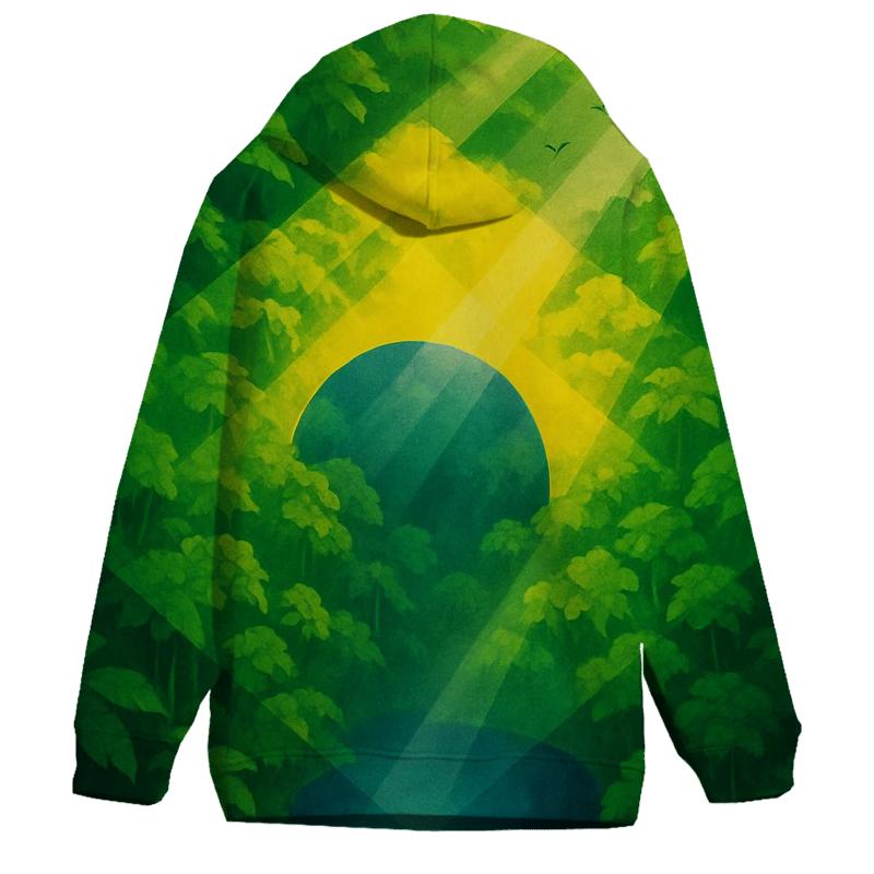 Brazilian Rainforest Canopy Flag Morph hoodie trends