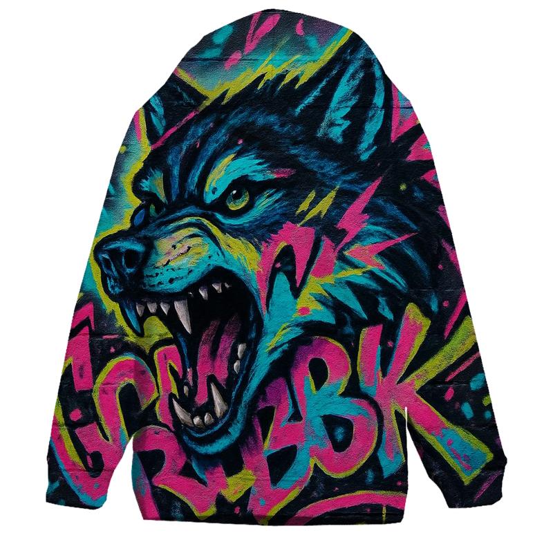 Neon Graffiti Street Howler heavyweight hoodies