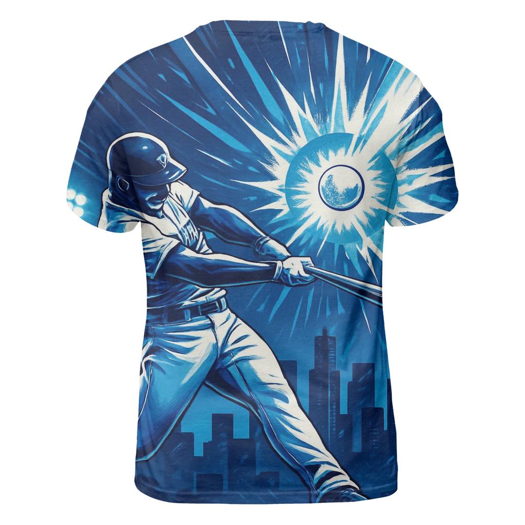 Skyline Home Run Shockwave statement graphic shirts