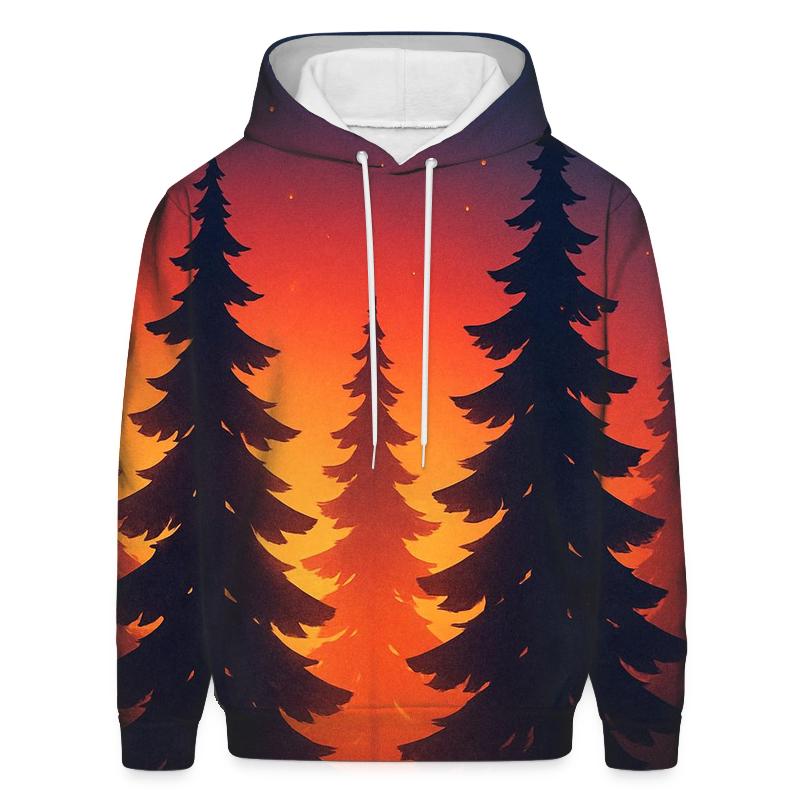 Forest Ember Canopy zip-up hoodies