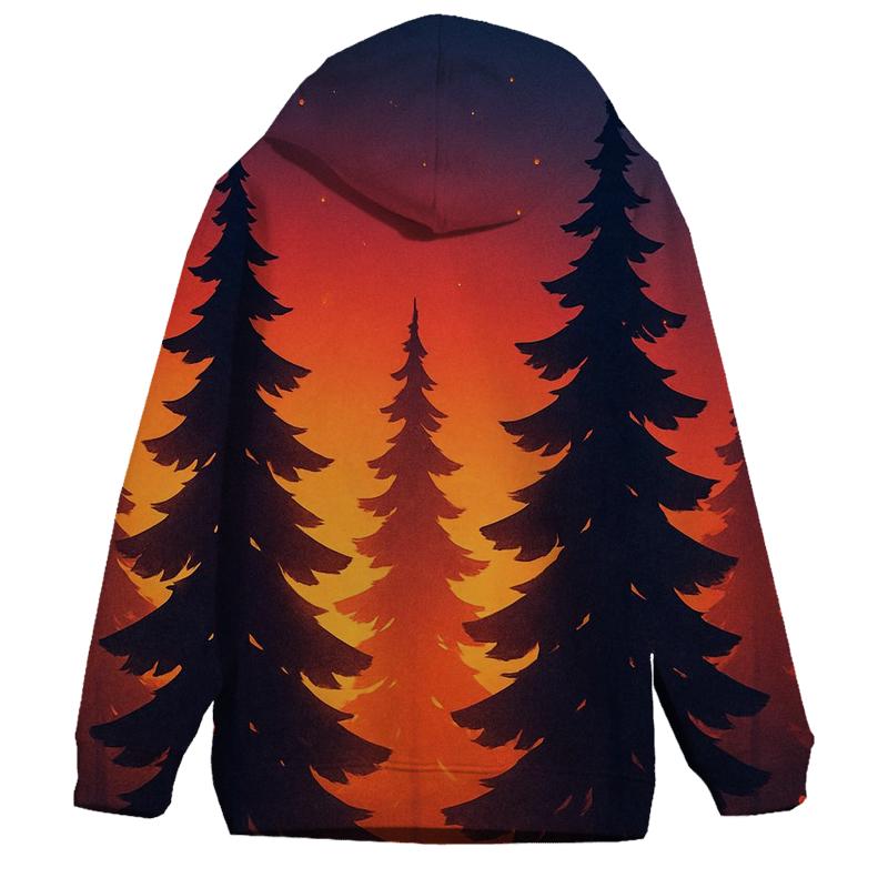 Forest Ember Canopy zip-up hoodies