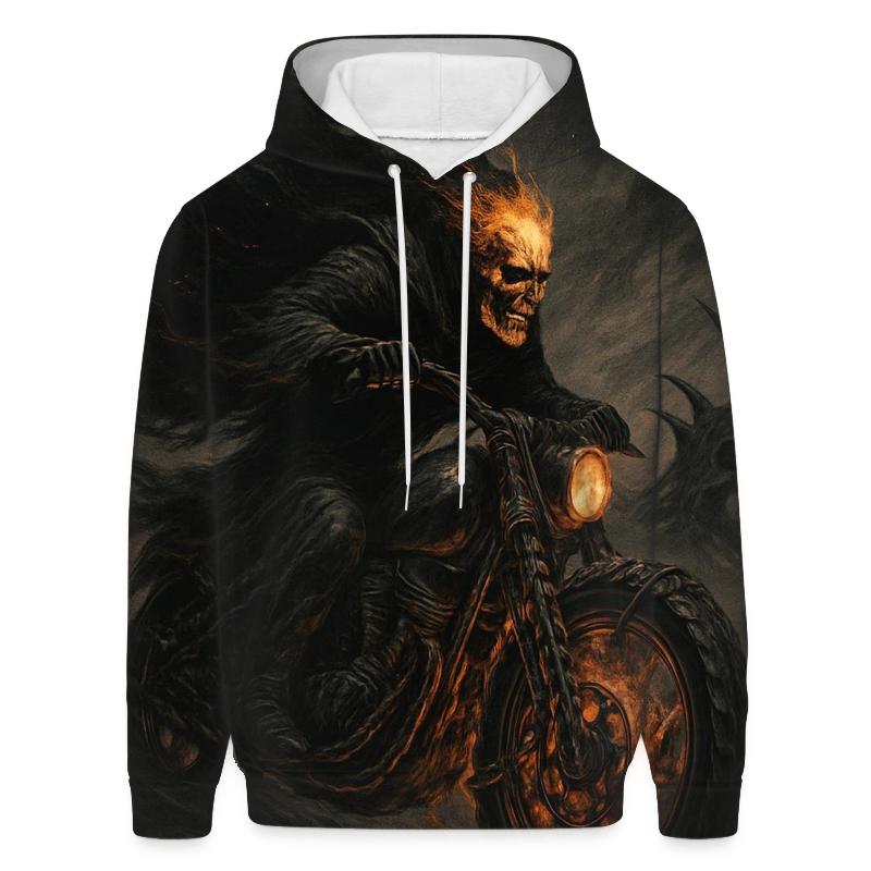 Ghost Rider Of The Ash Wastes printed hoodies