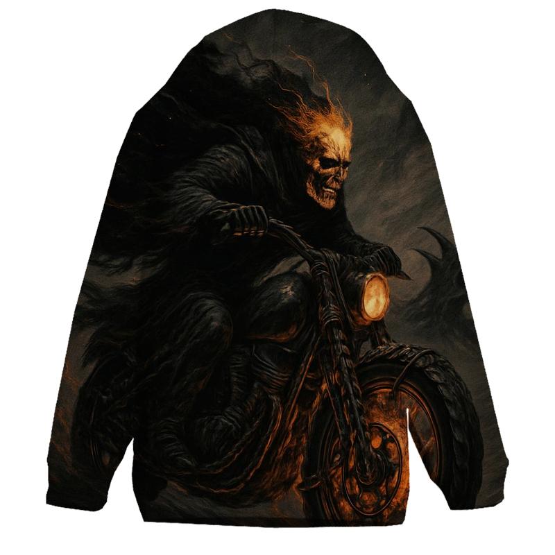 Ghost Rider Of The Ash Wastes printed hoodies