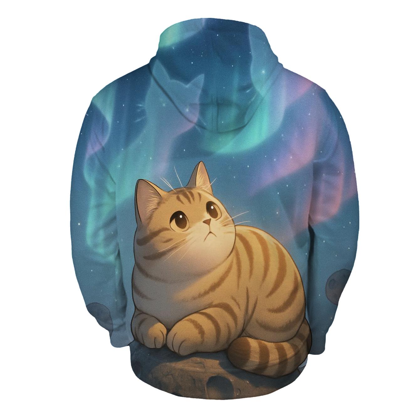 Aurora Stargazer Cat Camp lightweight hoodies