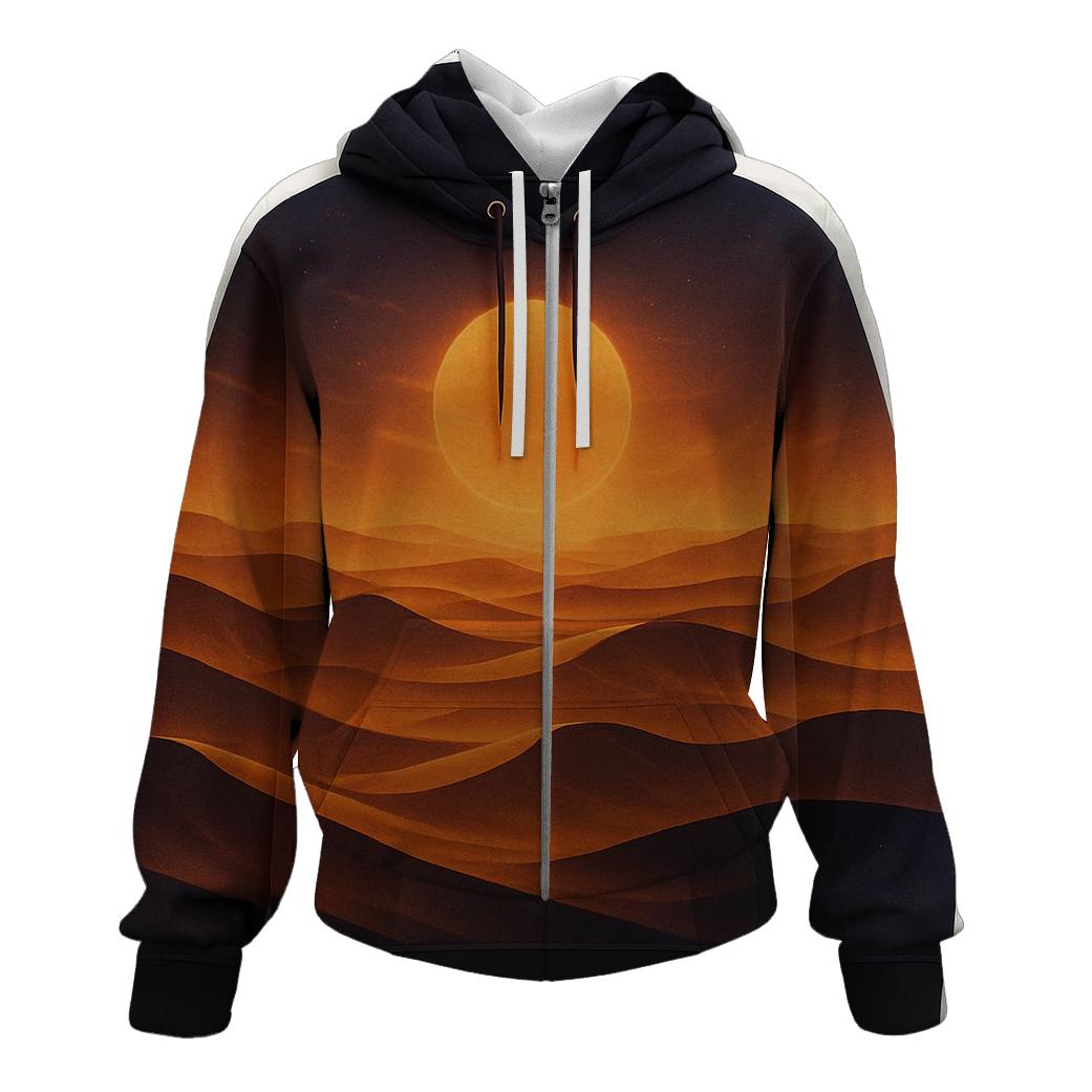 Desert Glow Mirage premium hoodies