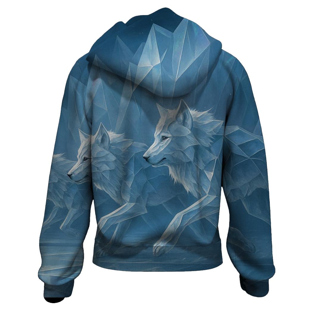 Glacier Shard Pack zip-up hoodies