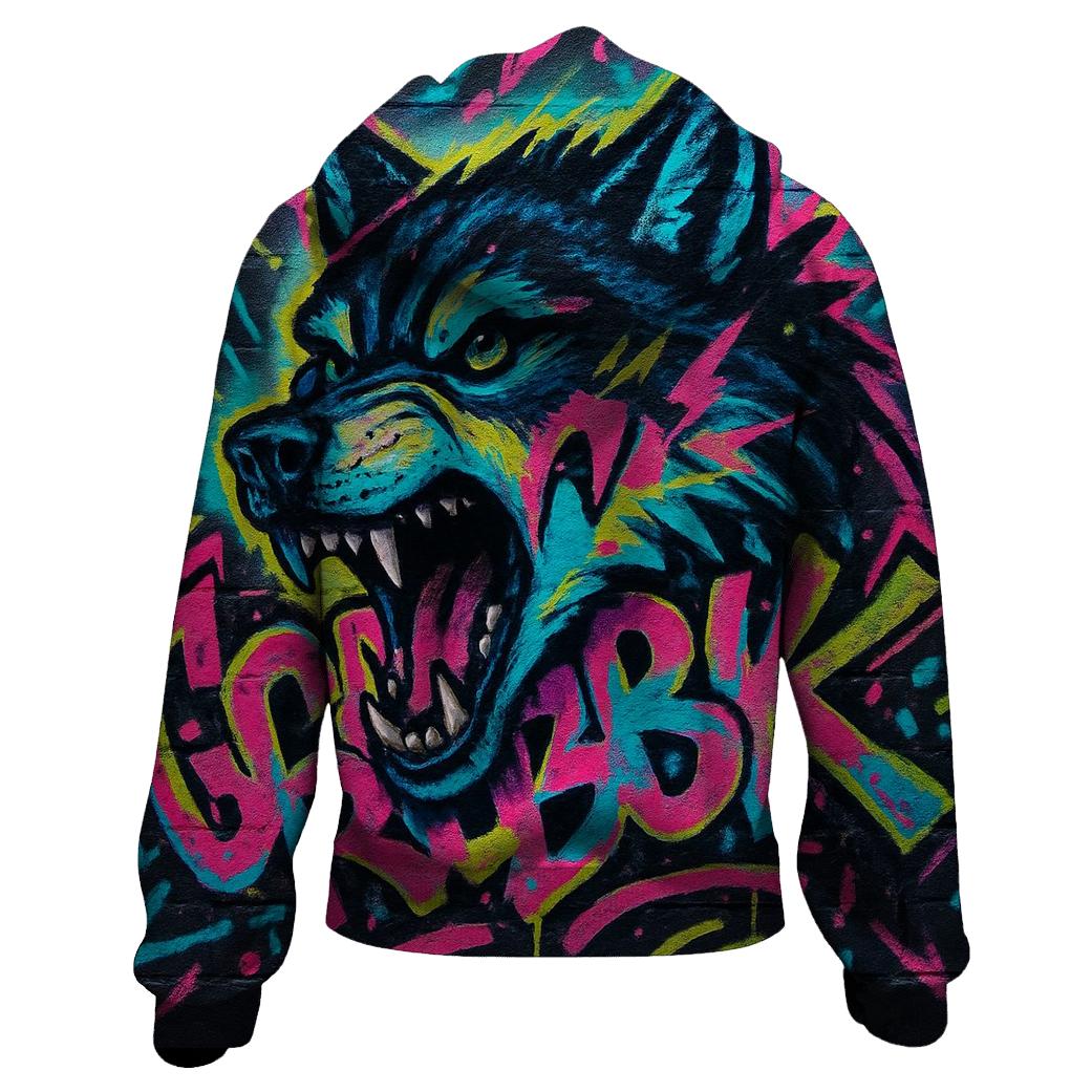 Neon Graffiti Street Howler hoodie styles