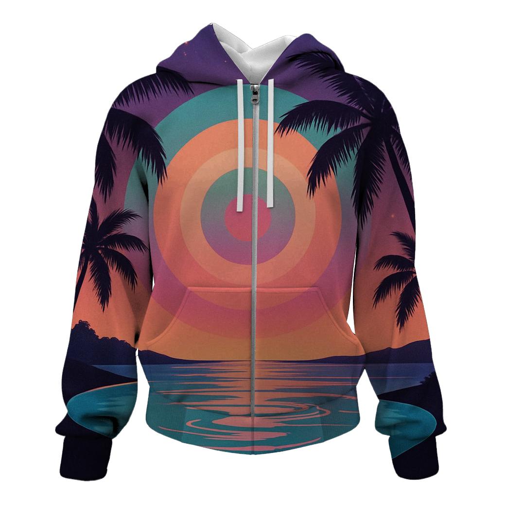 Celestial Lagoon Dusk heavyweight hoodies