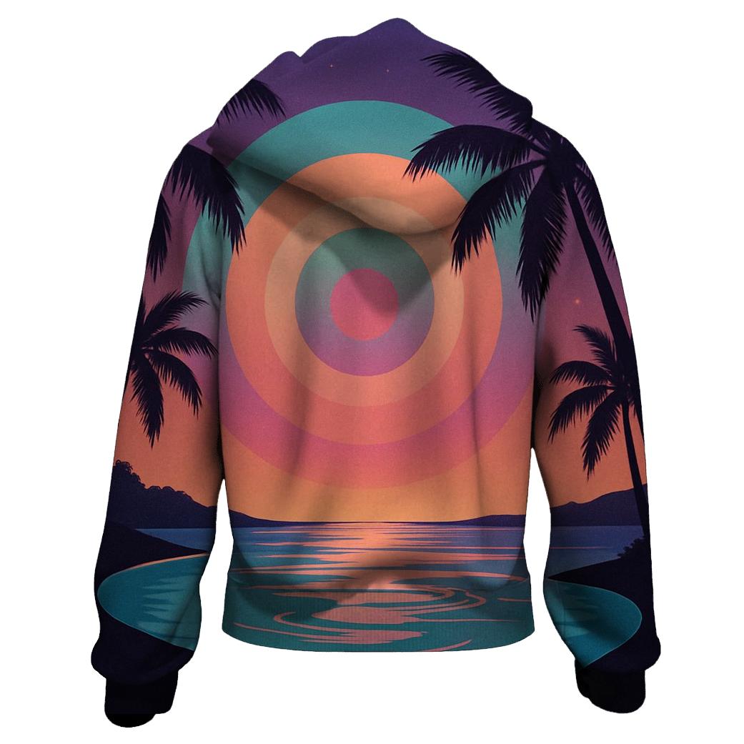 Celestial Lagoon Dusk heavyweight hoodies