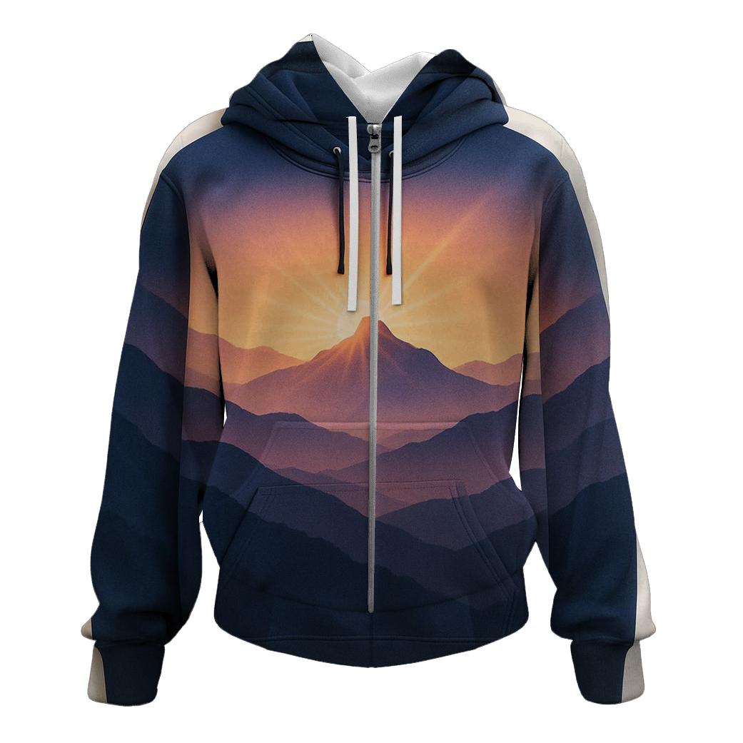 Mountain Veil Radiance pullover hoodies
