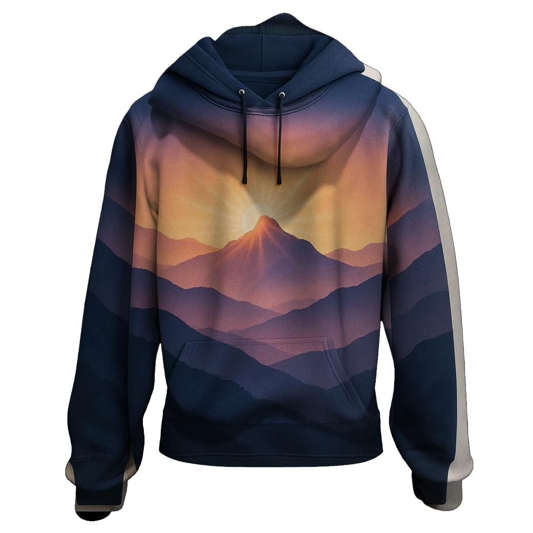 Mountain Veil Radiance pullover hoodies