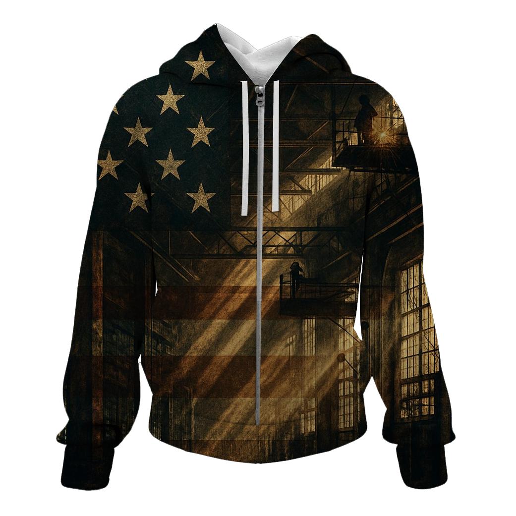 Rust Belt Revival Banner heavyweight hoodies