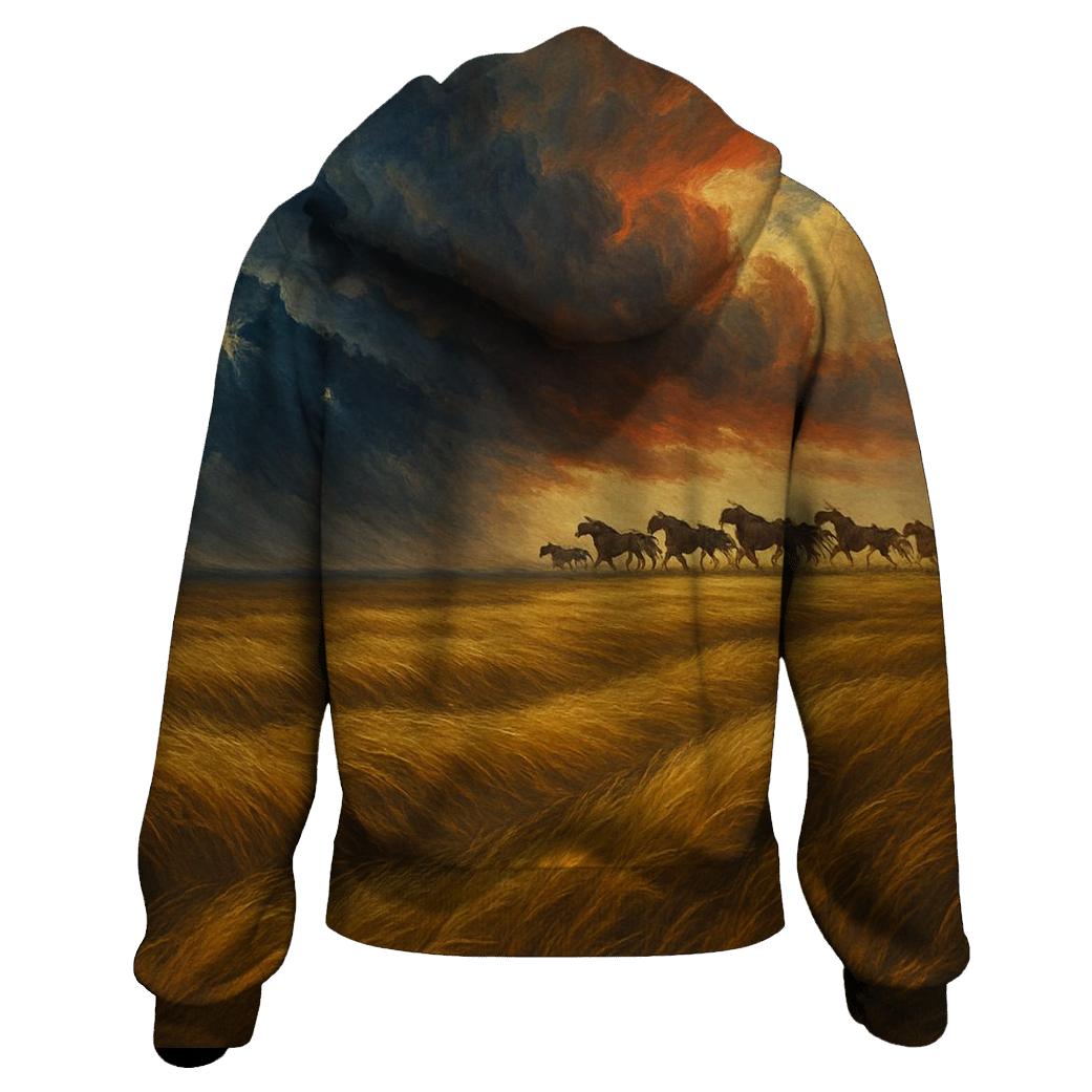 Prairie Thunder Heritage Flag graphic hoodies