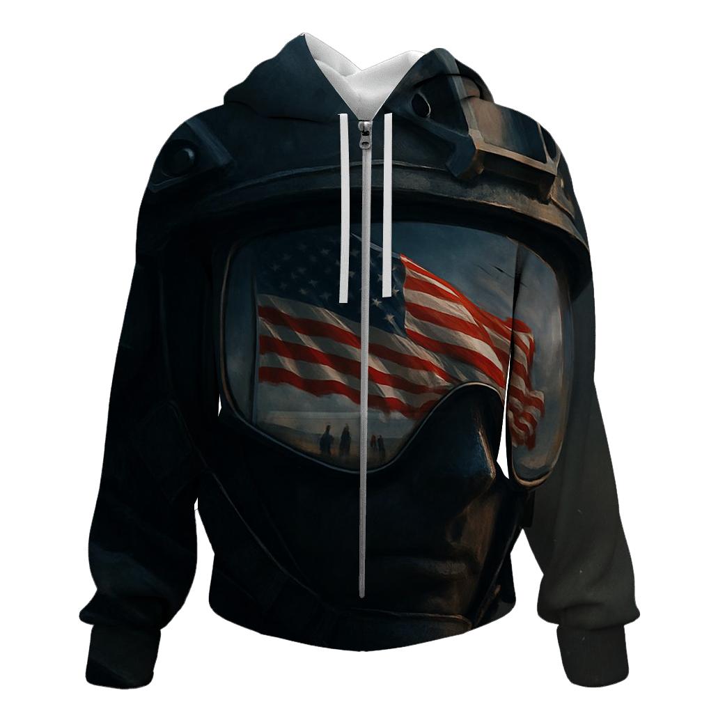Liberty Reflected In Steel hoodie styles