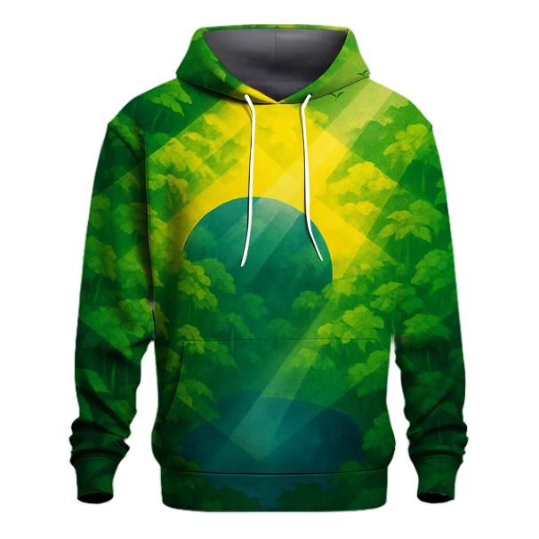 Brazilian Rainforest Canopy Flag Morph hoodie trends