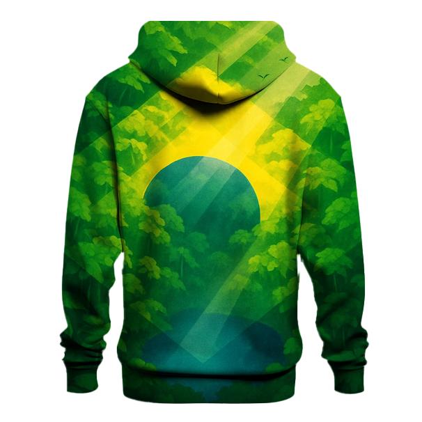 Brazilian Rainforest Canopy Flag Morph hoodie trends