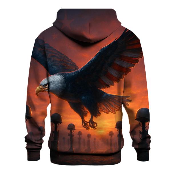 Eagle Of The Fallen Horizon embroidered hoodies