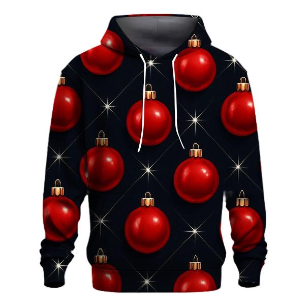 Crimson Ornaments Lattice On Midnight Field designer hoodies