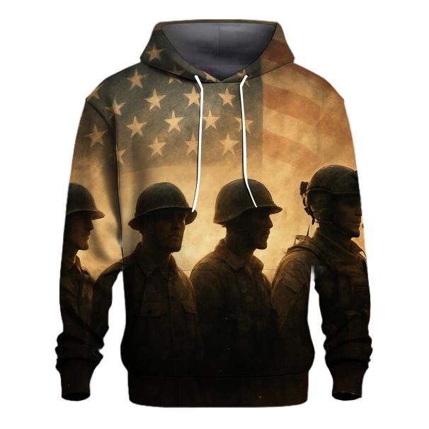 Brothers Under One Flag embroidered hoodies
