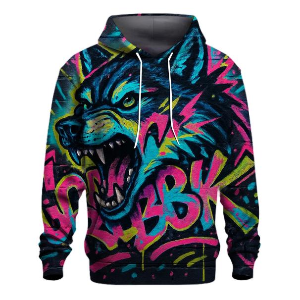 Neon Graffiti Street Howler pullover hoodies
