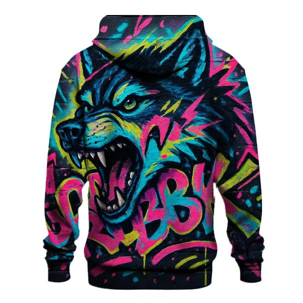 Neon Graffiti Street Howler pullover hoodies