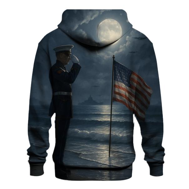 Silent Salute At Distant Shore heavyweight hoodies
