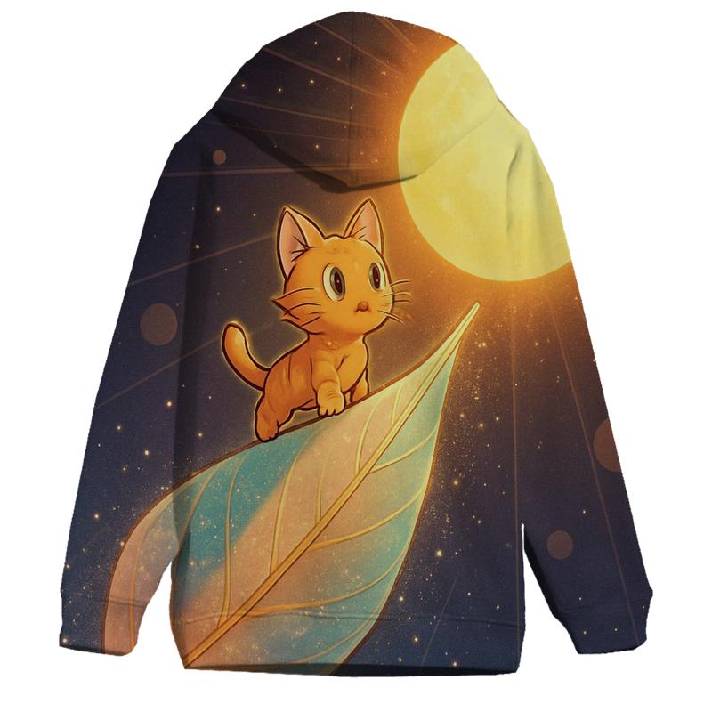Solar Sail Captain Kitten embroidered hoodies