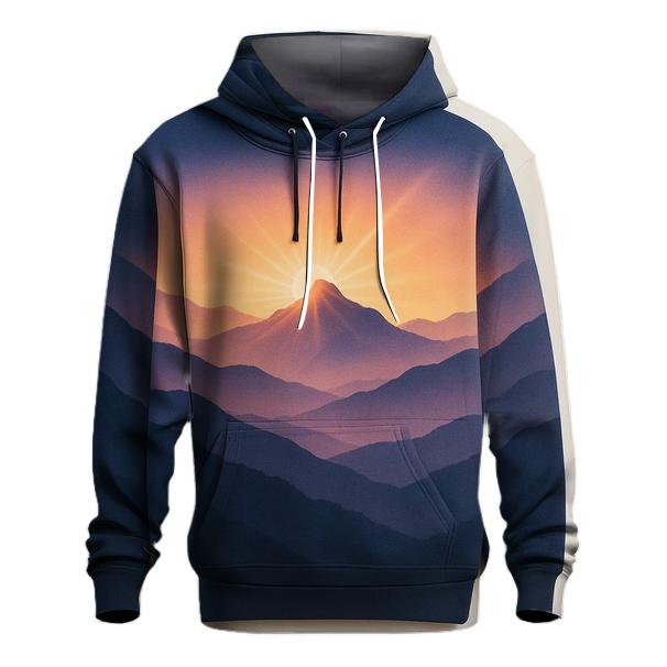 Mountain Veil Radiance zip-up hoodies