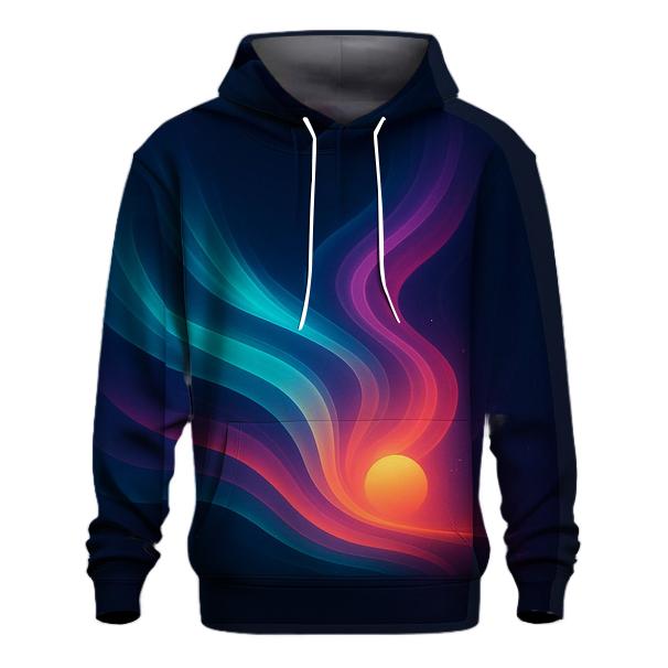 Aurora Sunset Waves hoodie designs
