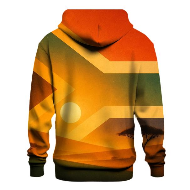 South African Savannah Flag Horizon hoodies fashion