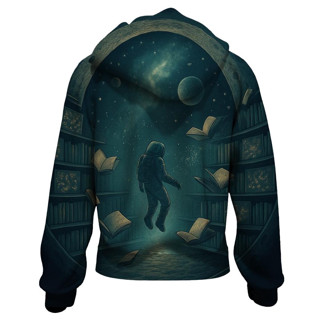 Lunar Library Of The Void premium hoodies