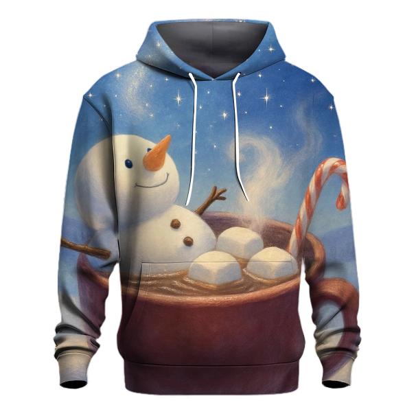 Snowman Hot Cocoa Stargazer premium hoodies