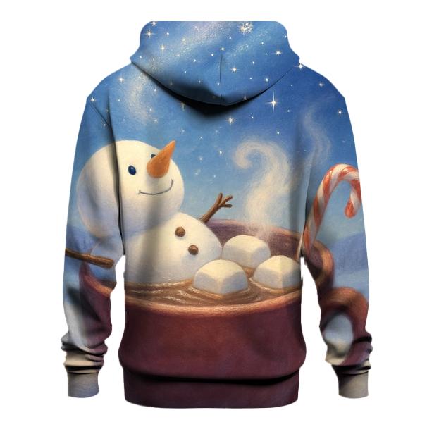 Snowman Hot Cocoa Stargazer premium hoodies