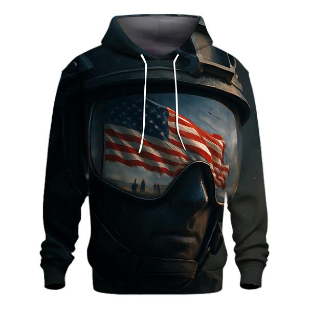 Liberty Reflected In Steel custom hoodies
