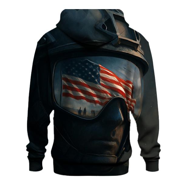 Liberty Reflected In Steel custom hoodies