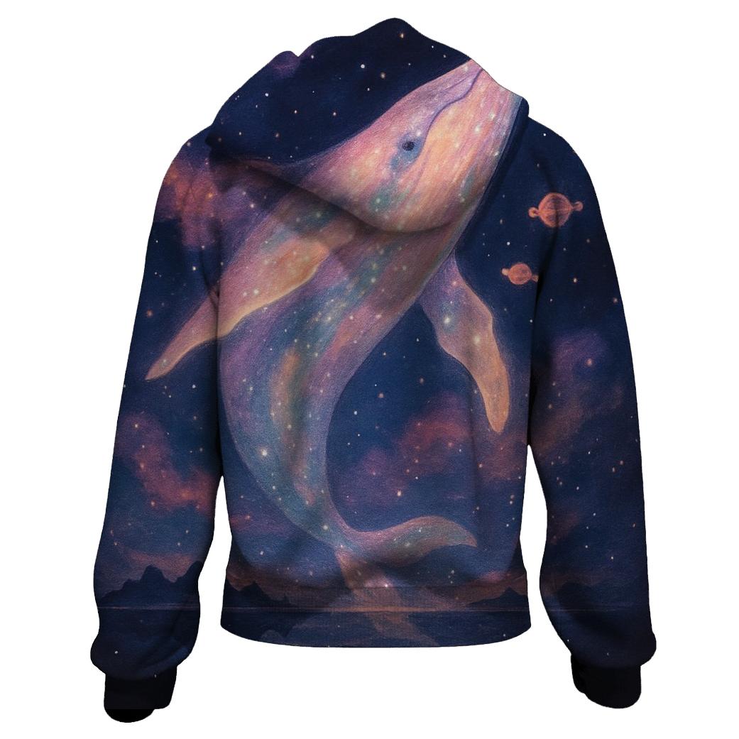 Stargazer Whale In The Tidal Sky designer hoodies