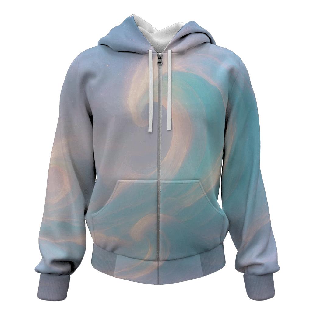 Celestial Tide Gradient designer hoodies