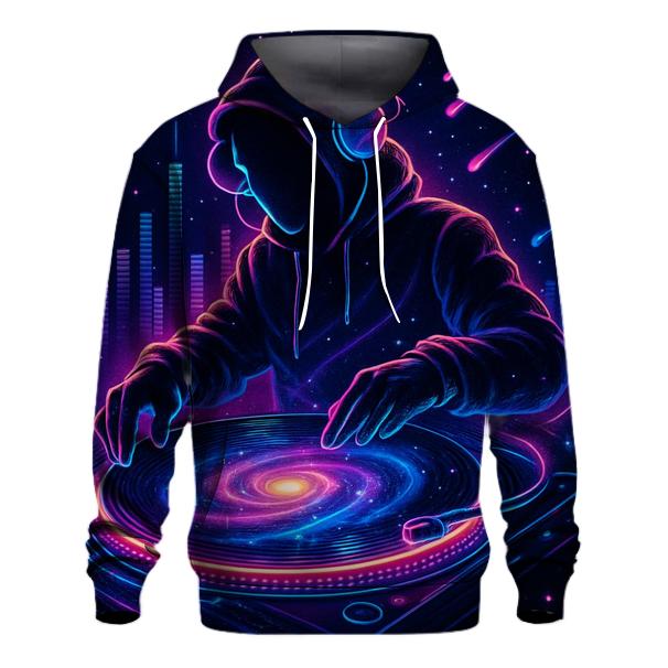 Celestial Vinyl Spin embroidered hoodies