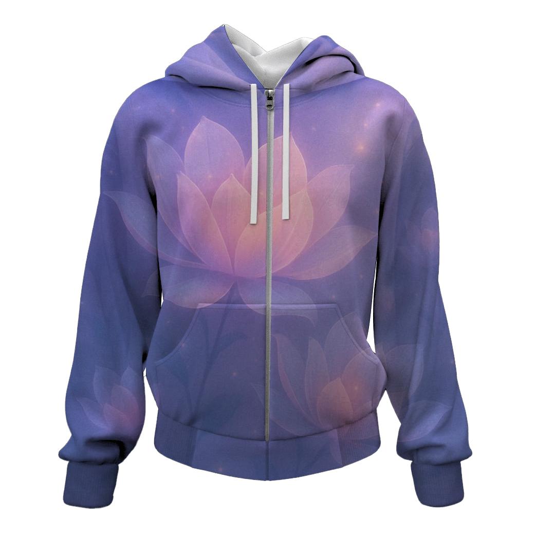 Aurora Bloom Gradient Garden hoodie trends