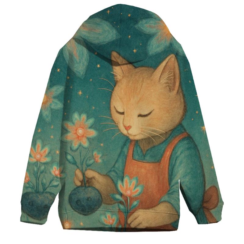 Stargarden Florist Cat premium hoodies