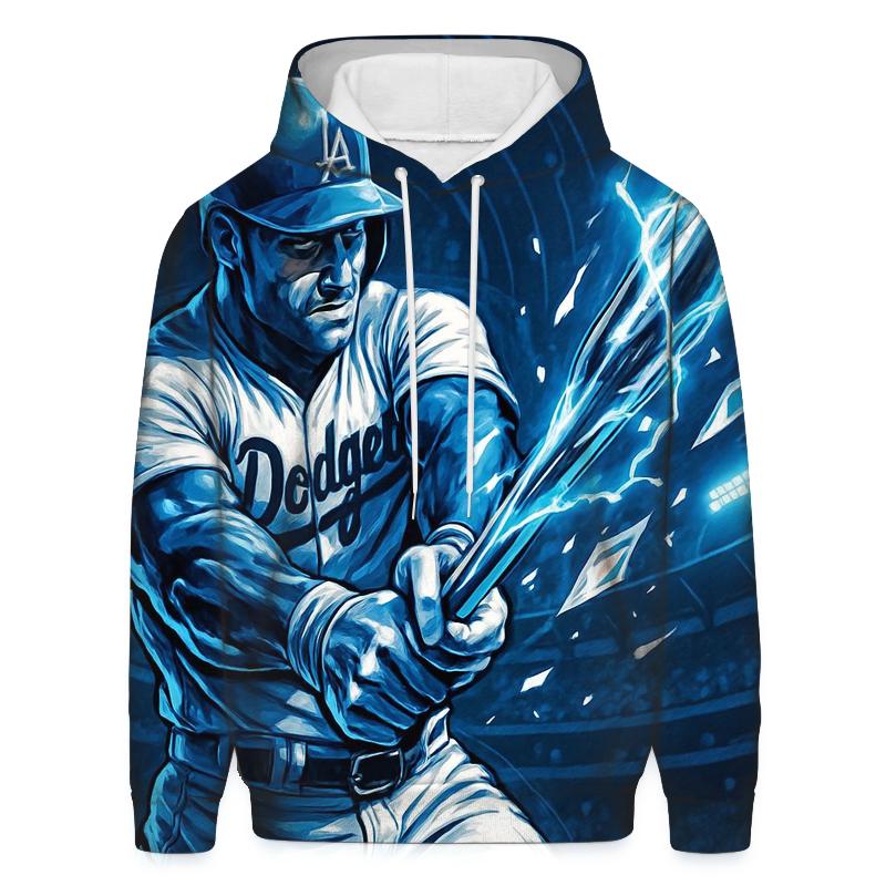 Chrome Lightning Swing embroidered hoodies