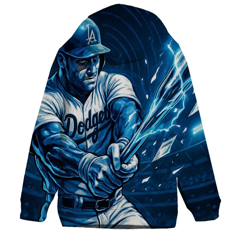 Chrome Lightning Swing embroidered hoodies