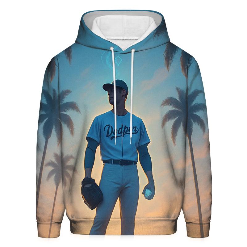 Rising Palm Diamond Dreams embroidered hoodies