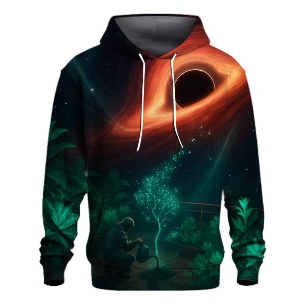 Garden At The Edge Of A Black Hole graphic hoodies