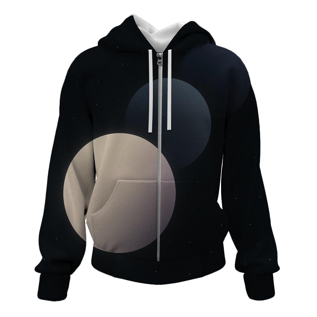 Silent Orbit Gradient Moons hoodie trends