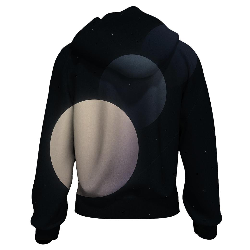 Silent Orbit Gradient Moons hoodie trends